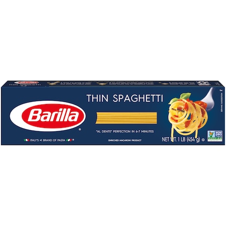 Barilla Barilla Thin Spaghetti Pasta 16 oz., PK20 1000338003